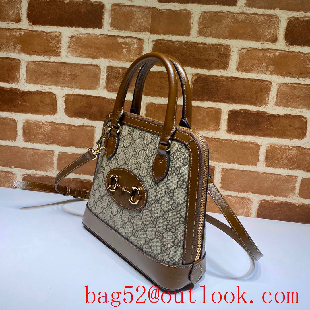 Gucci 1955 Horsebit Small brown Shoulder tote Bag