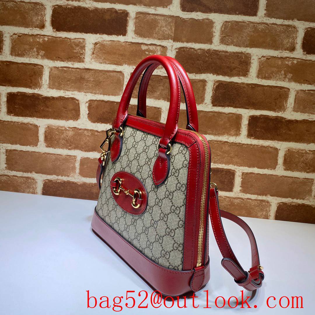 Gucci 1955 Horsebit Small red Shoulder tote Bag