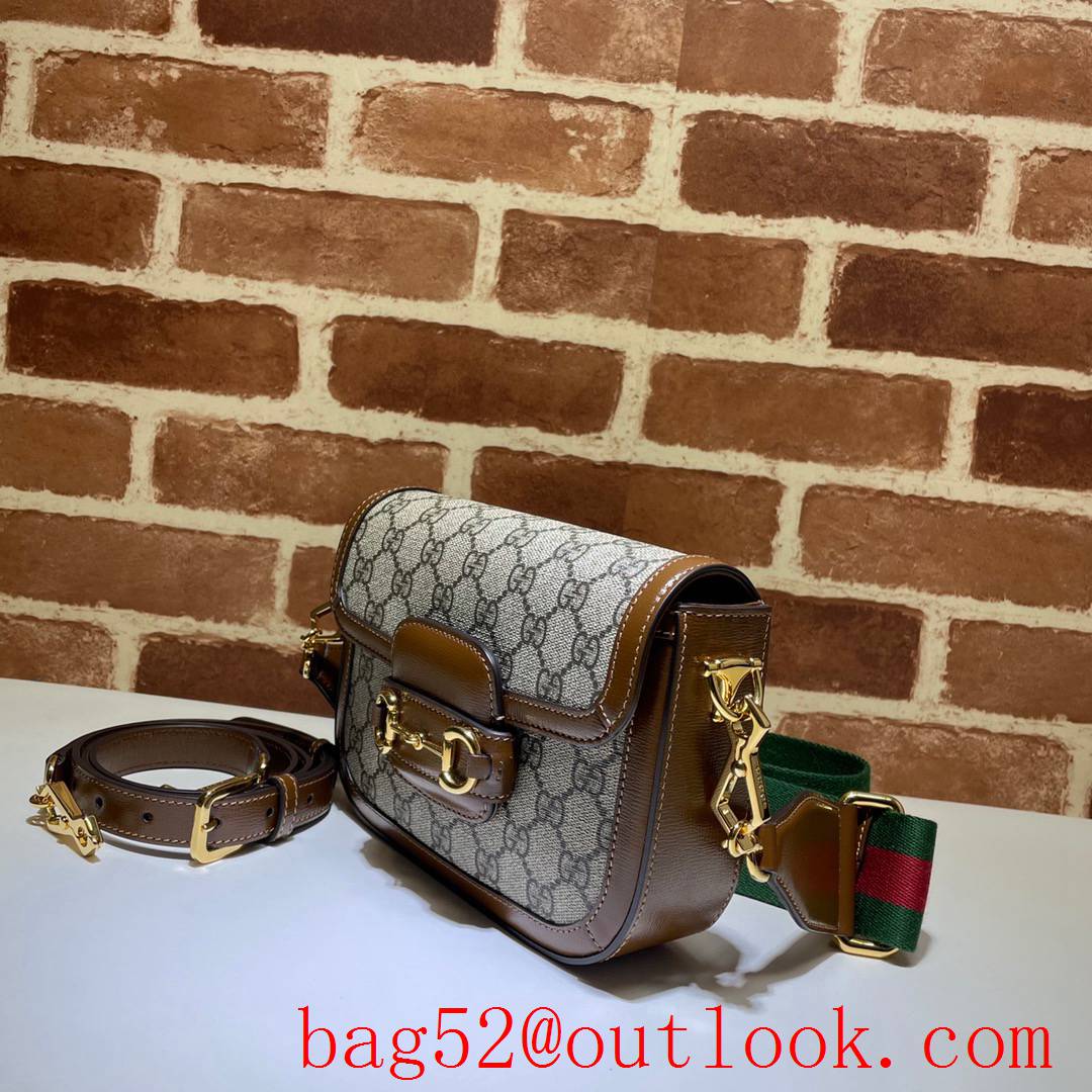 Gucci Horsebit 1955 Mini small brown Shoulder Bag 