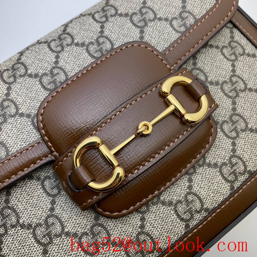 Gucci Horsebit 1955 Mini small brown Shoulder Bag 