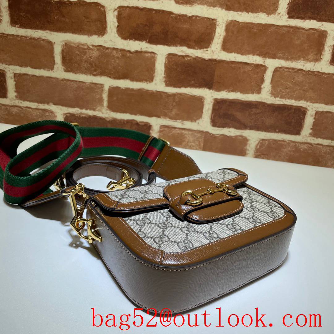 Gucci Horsebit 1955 Mini small brown Shoulder Bag 