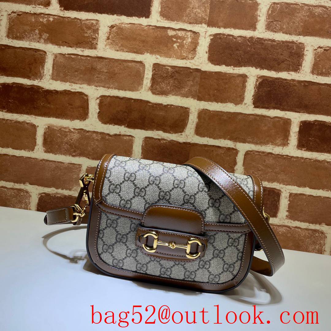 Gucci Horsebit 1955 Mini small brown Shoulder Bag 