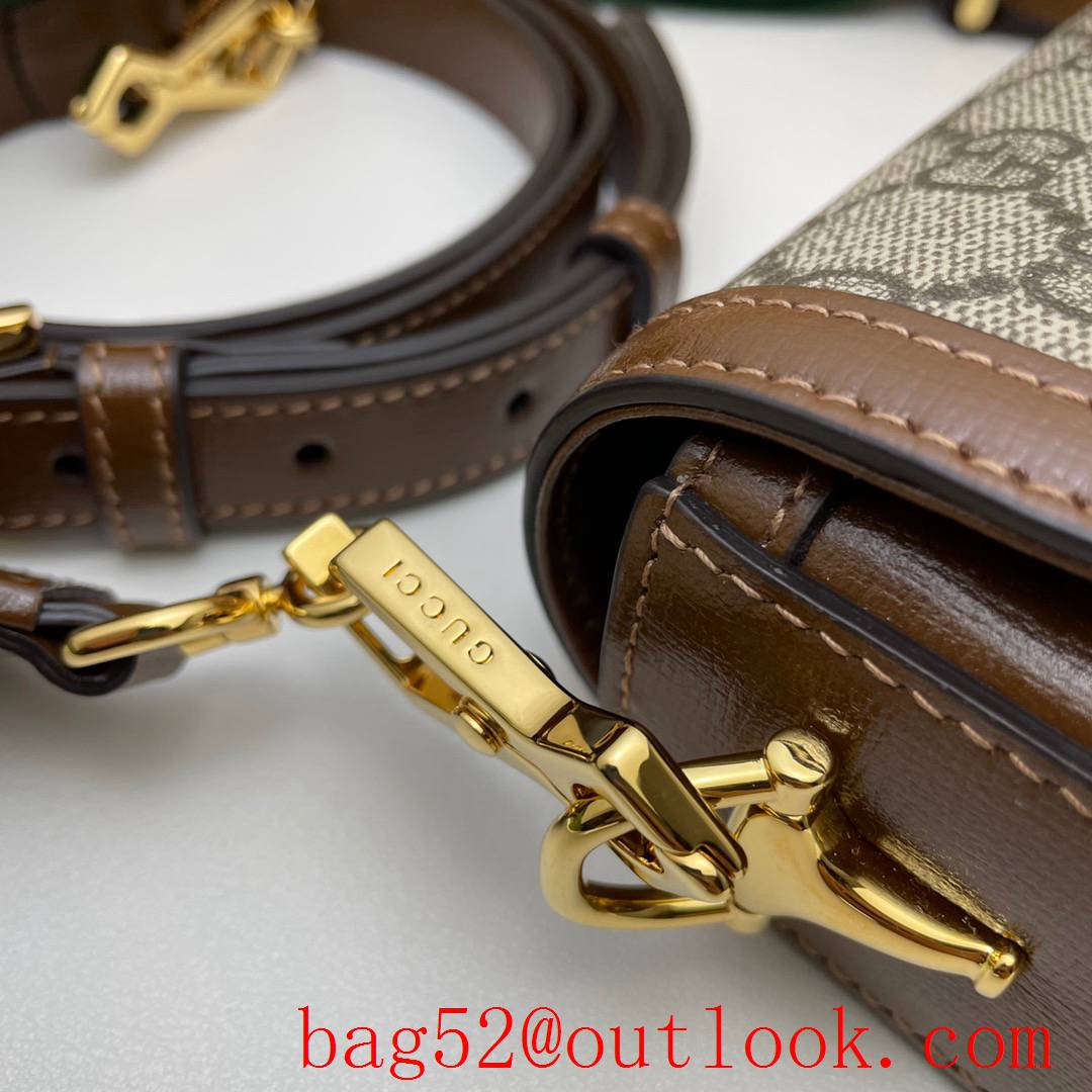 Gucci Horsebit 1955 Mini small brown Shoulder Bag 