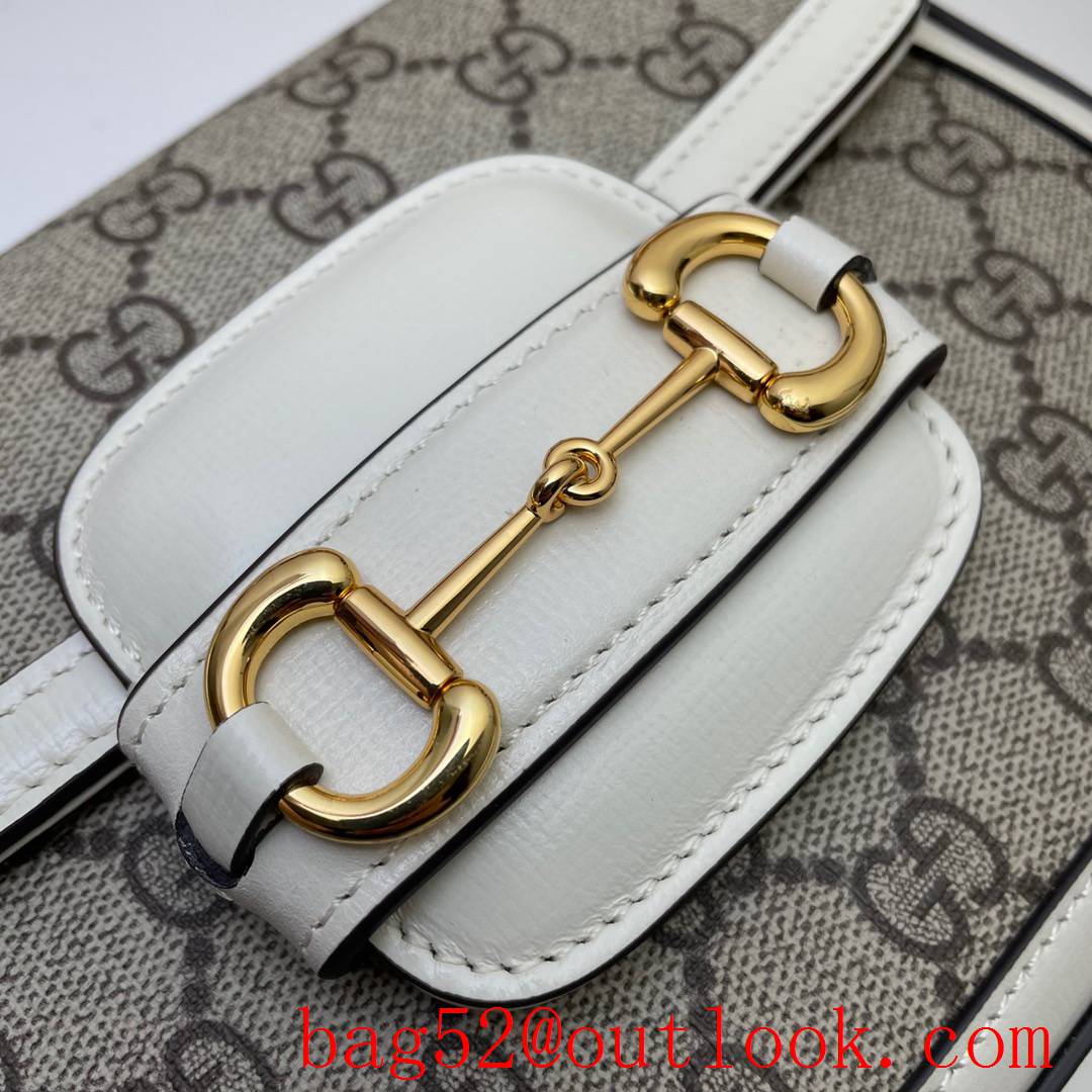 Gucci Horsebit 1955 Mini small white Shoulder Bag 