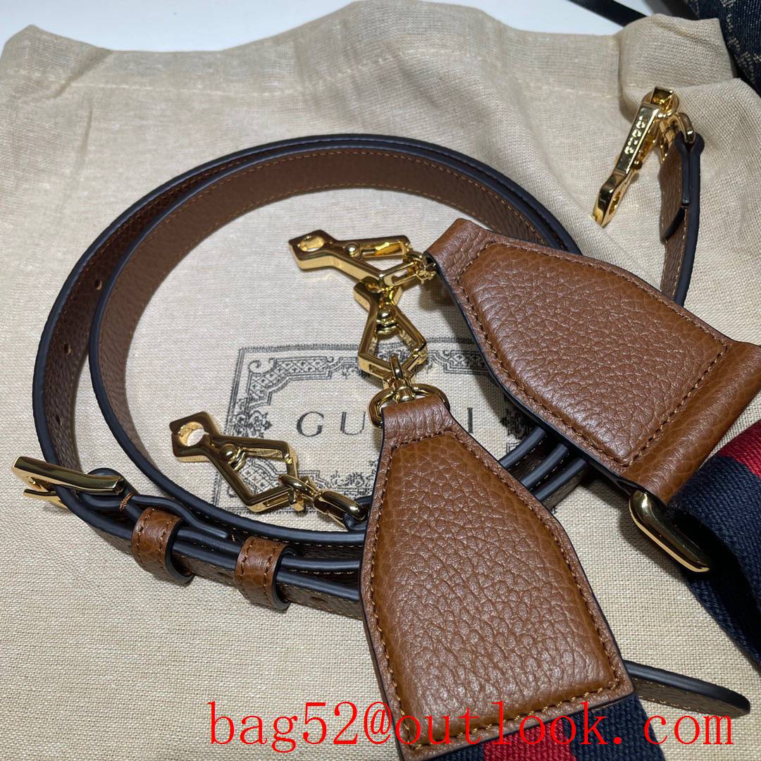 Gucci Horsebit 1955 Mini small denim Shoulder Bag 