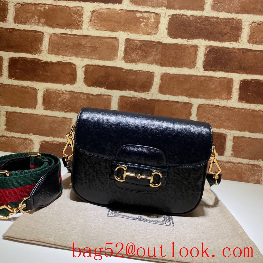 Gucci Horsebit 1955 Mini small calfskin black Shoulder Bag