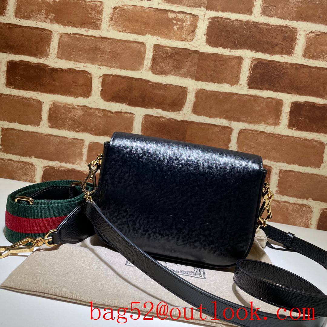 Gucci Horsebit 1955 Mini small calfskin black Shoulder Bag 