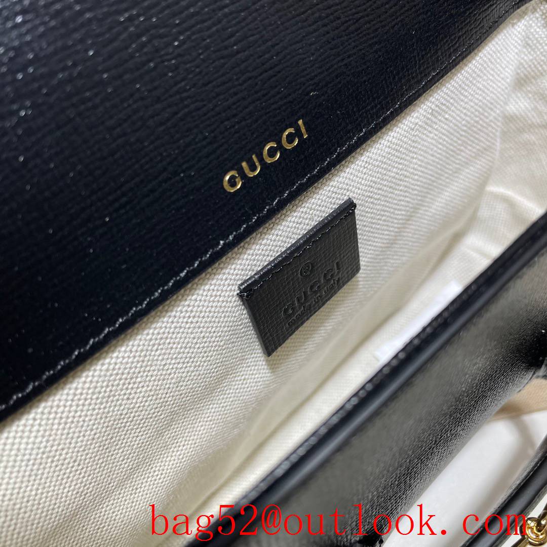 Gucci Horsebit 1955 Mini small calfskin black Shoulder Bag 