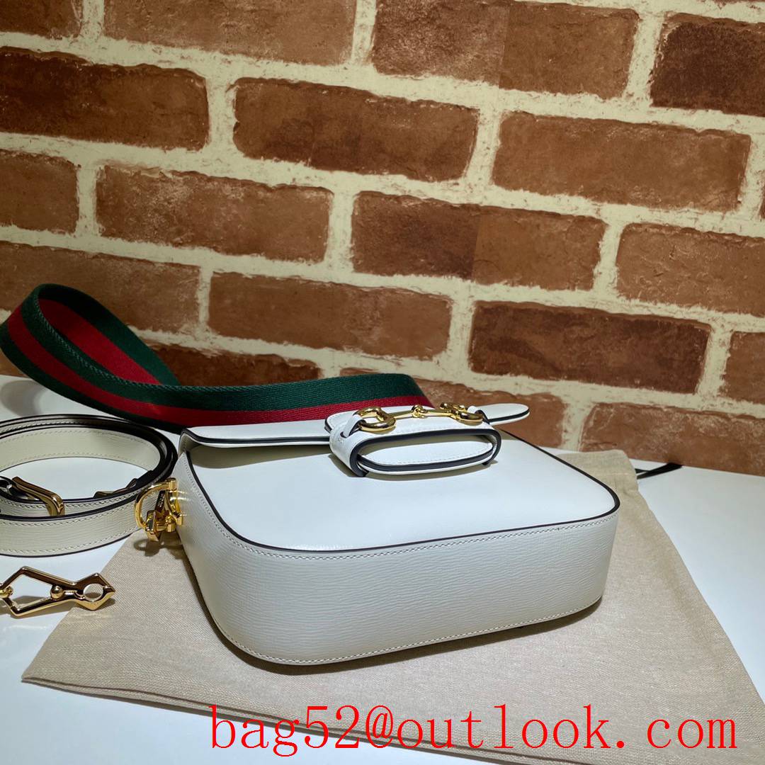 Gucci Horsebit 1955 Mini small calfskin cream Shoulder Bag 