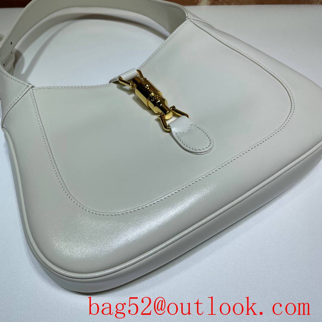 Gucci Jackie 1961 cream calfskin tote shoulder bag