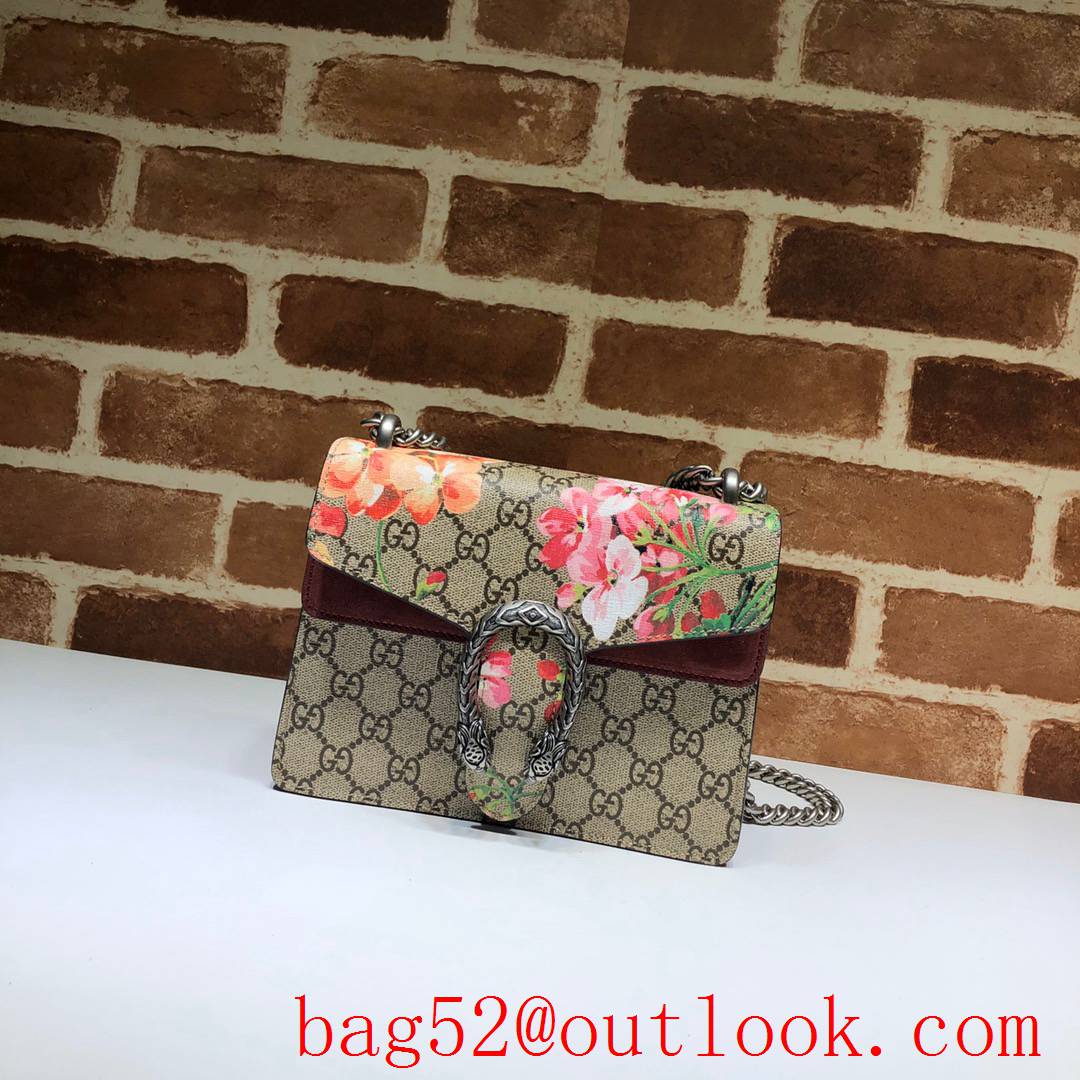 Gucci Dionysus Mini chain flowers Shoulder Bag