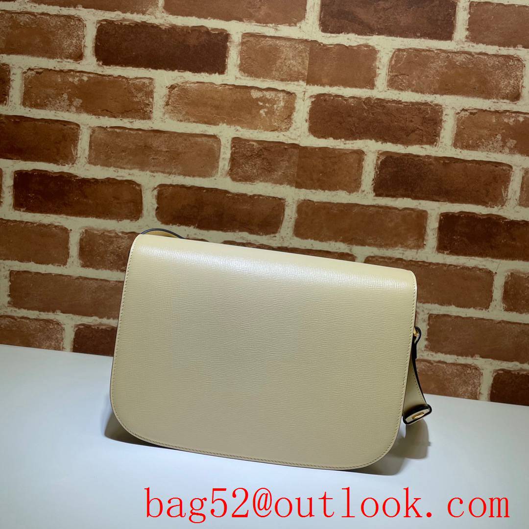 Gucci 1955 Horsebit Box beige Real Leather shoulder bag