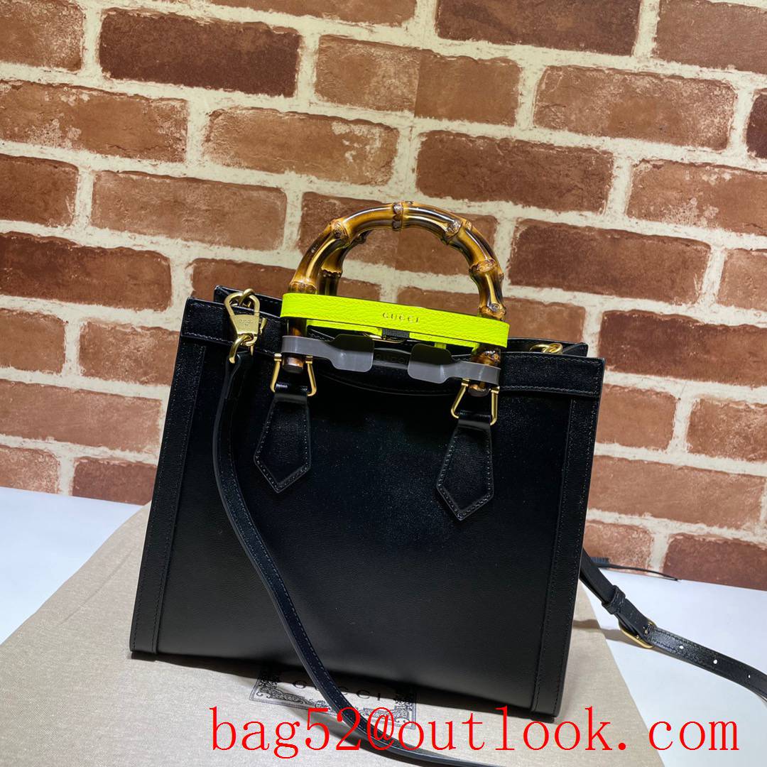 Gucci GG Diana calfskin Small black Tote shoulder Bag