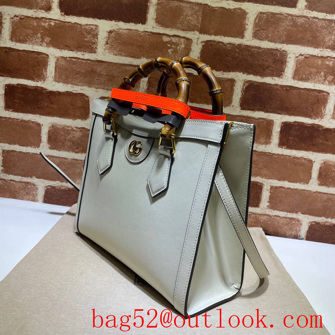 Gucci GG Diana calfskin Small cream Tote shoulder Bag