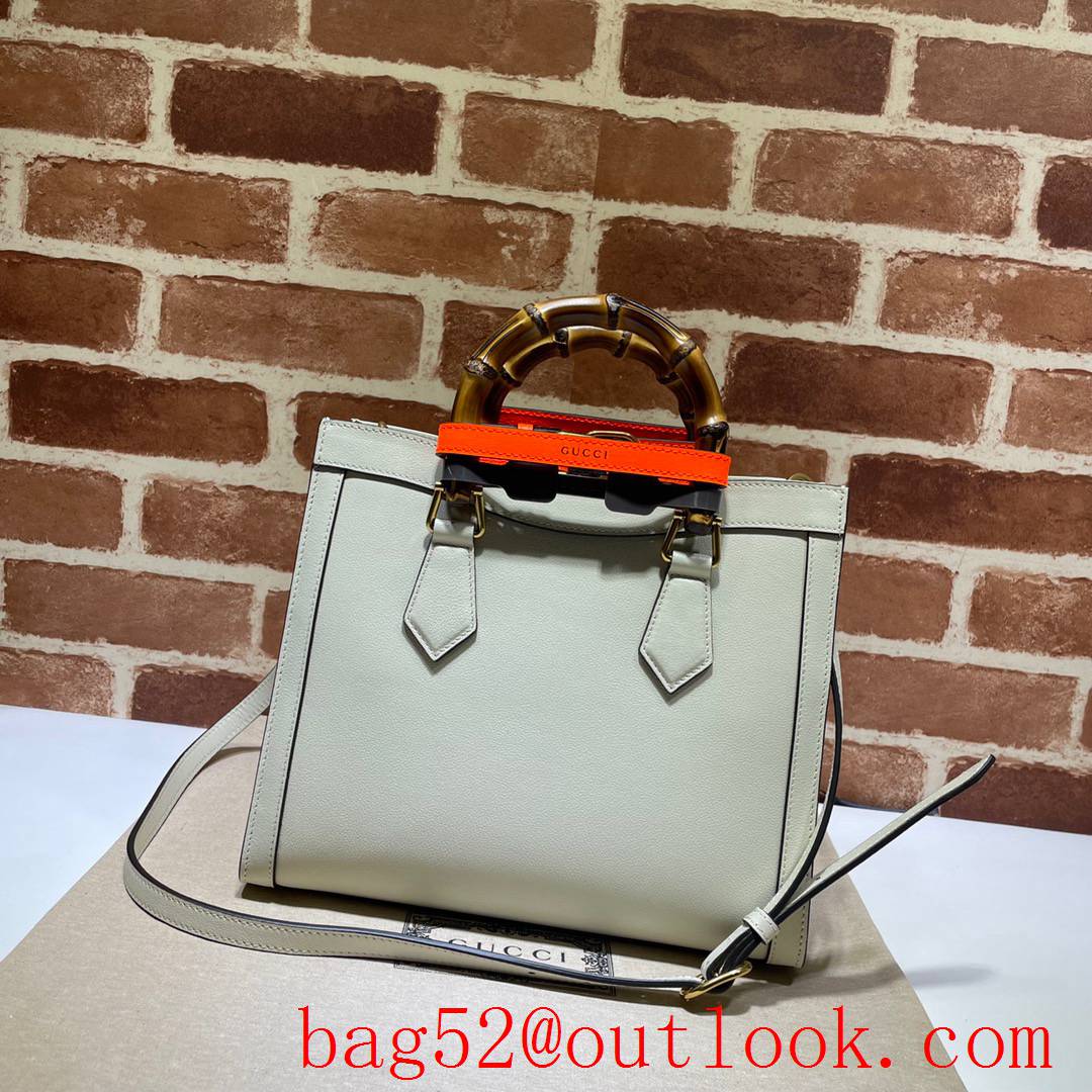 Gucci GG Diana calfskin Small cream Tote shoulder Bag