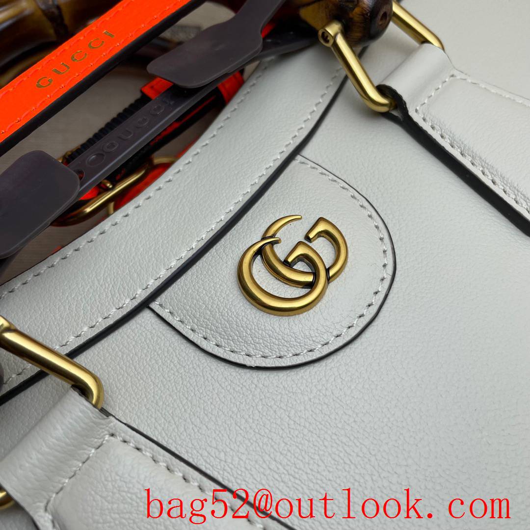 Gucci GG Diana calfskin Small cream Tote shoulder Bag