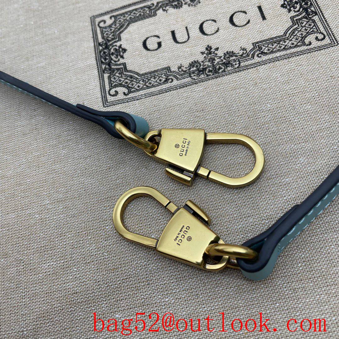Gucci GG Diana calfskin Small blue Tote shoulder Bag