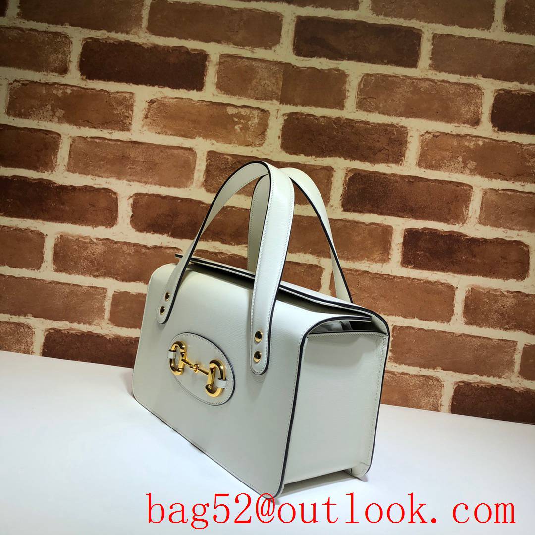 Gucci 1955 Horsebit Small cream cowhide Handbag Bag