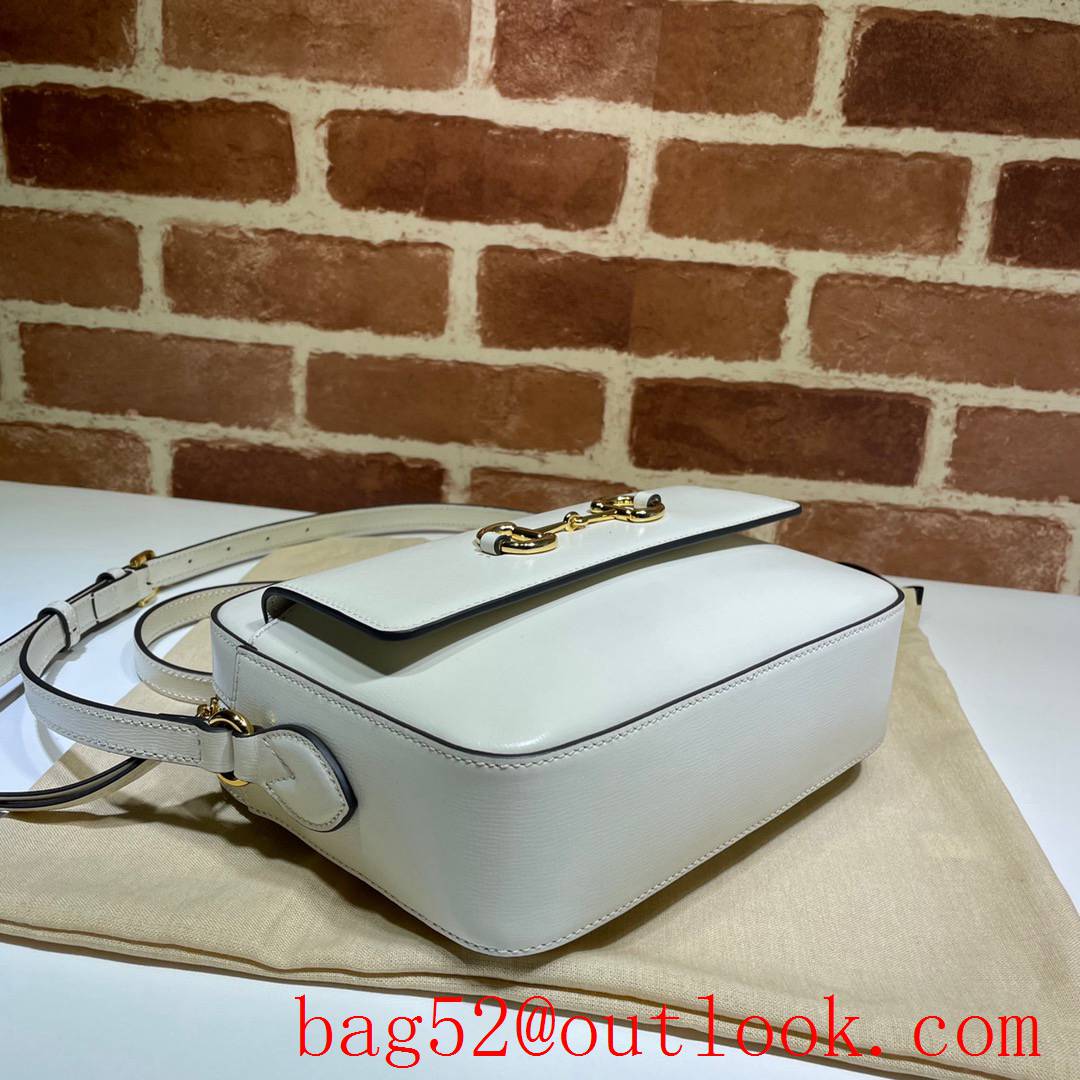 Gucci 1955 Horsebit Small cream real leather Shoulder Bag