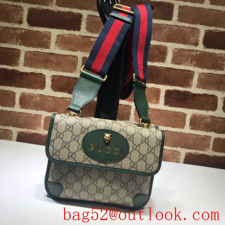 Gucci GG Supreme Small green Shoulder Bag purse