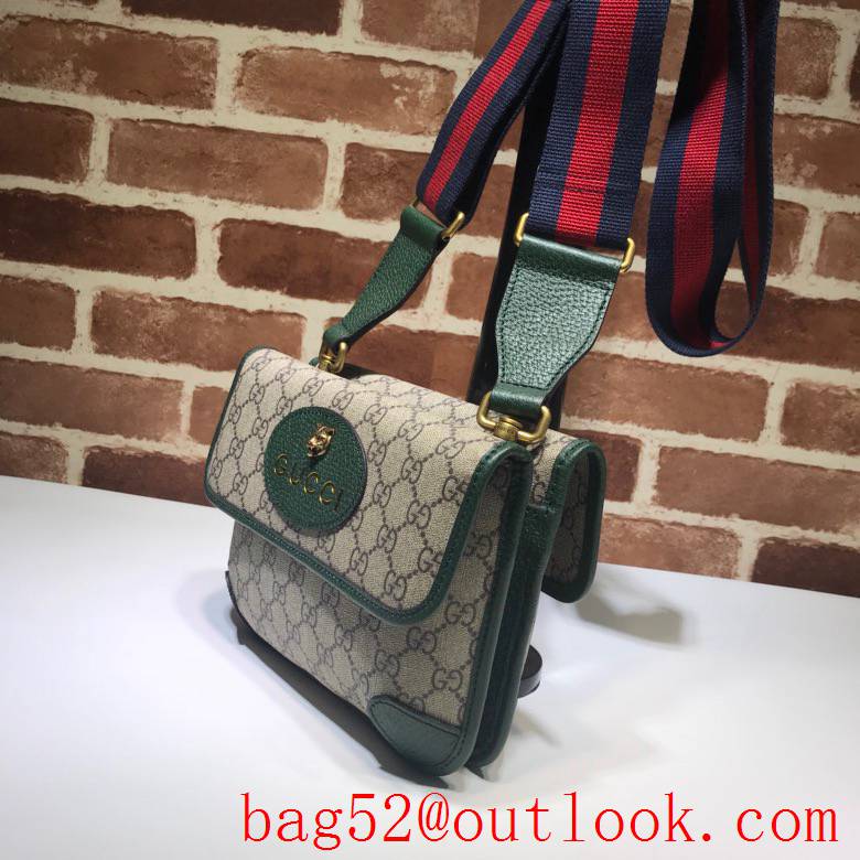 Gucci GG Supreme Small green Shoulder Bag purse