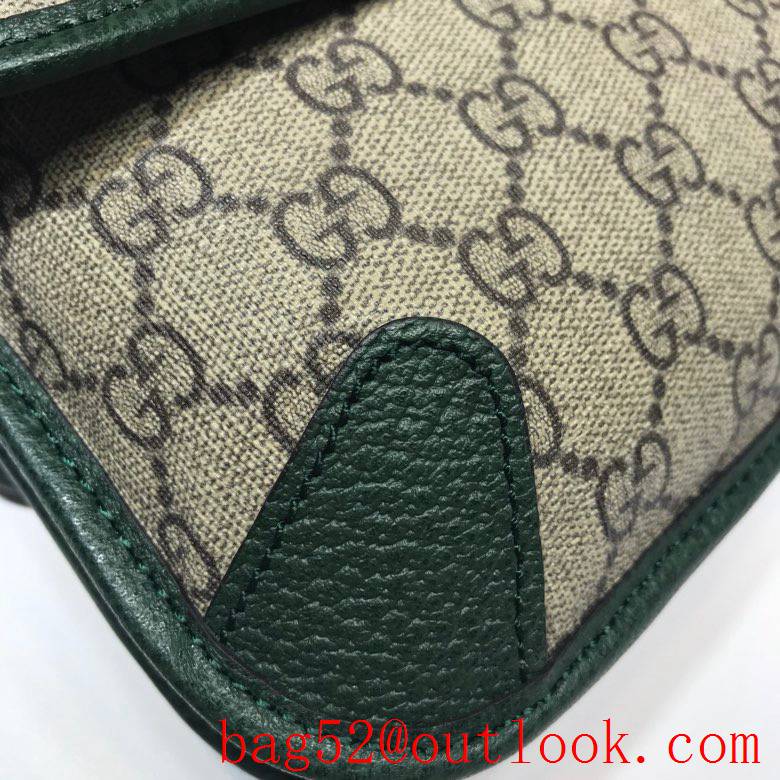 Gucci GG Supreme Small green Shoulder Bag purse