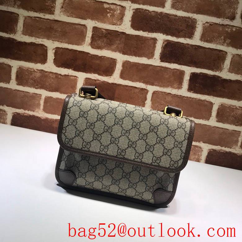 Gucci GG Supreme Small coffee Shoulder Bag purse