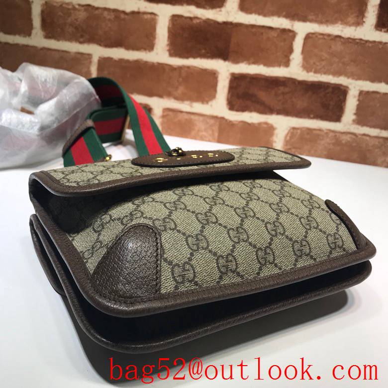 Gucci GG Supreme Small coffee Shoulder Bag purse