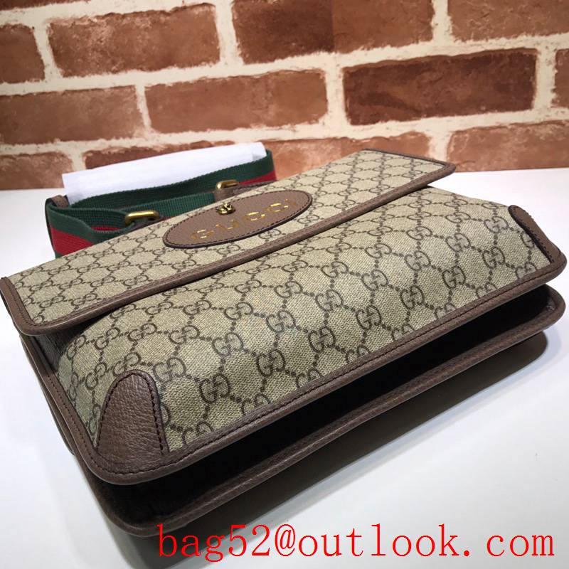 Gucci men Tiger GG Supreme Medium Messenger Bag