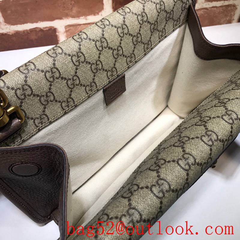 Gucci men Tiger GG Supreme Medium Messenger Bag