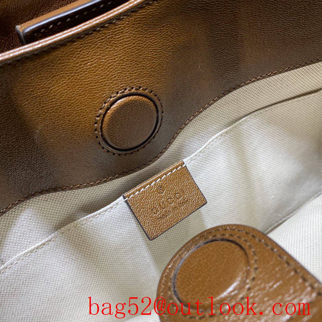 Gucci 1955 Horsebit Medium brown Tote shoulder Bag