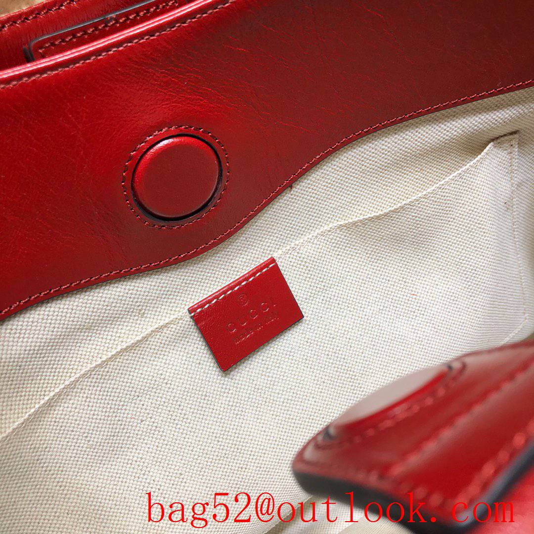 Gucci 1955 Horsebit Medium red Tote shoulder Bag