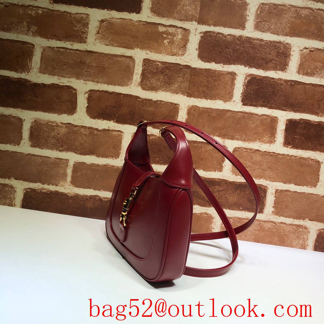 Gucci Jackie 1961 Mini red calfskin Shoulder Bag