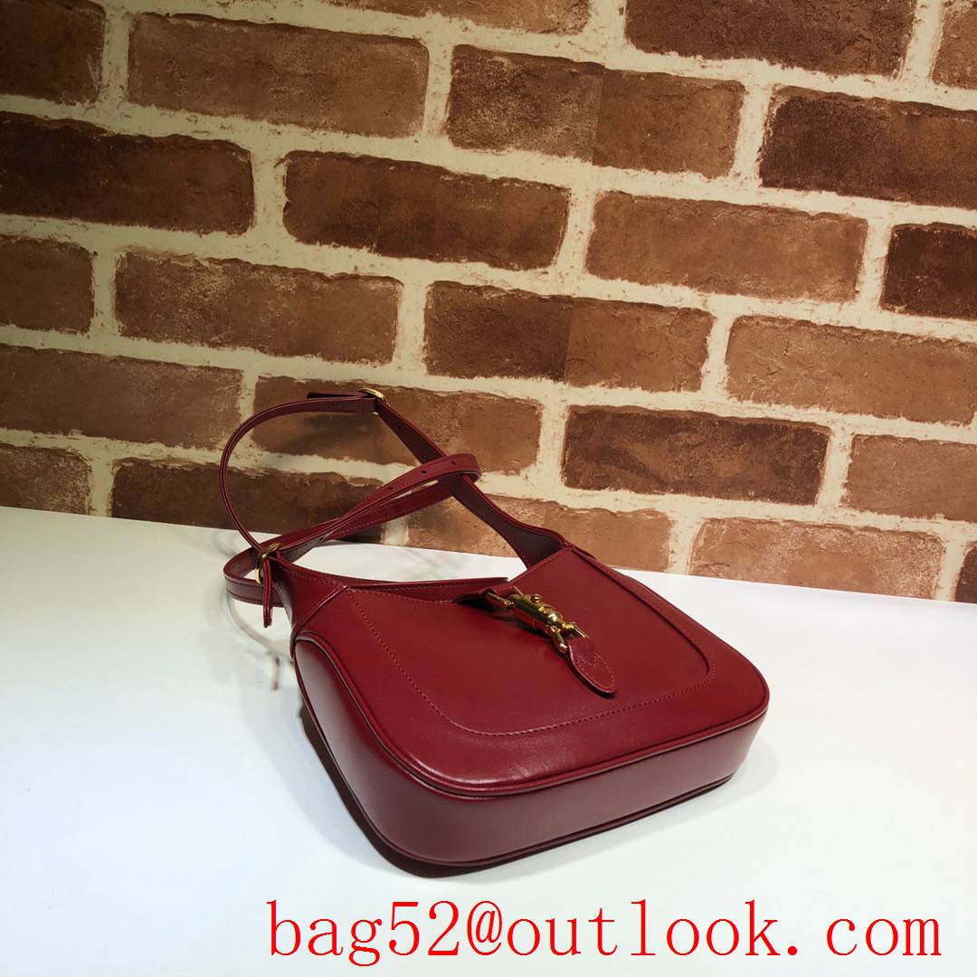 Gucci Jackie 1961 Mini red calfskin Shoulder Bag