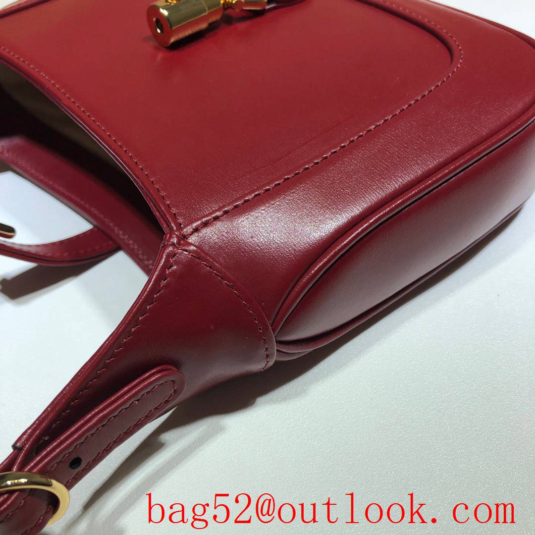 Gucci Jackie 1961 Mini red calfskin Shoulder Bag