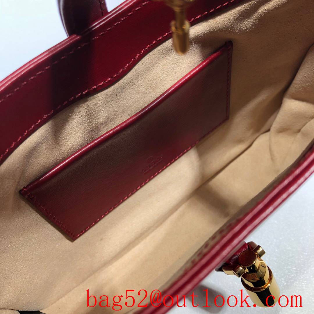 Gucci Jackie 1961 Mini red calfskin Shoulder Bag