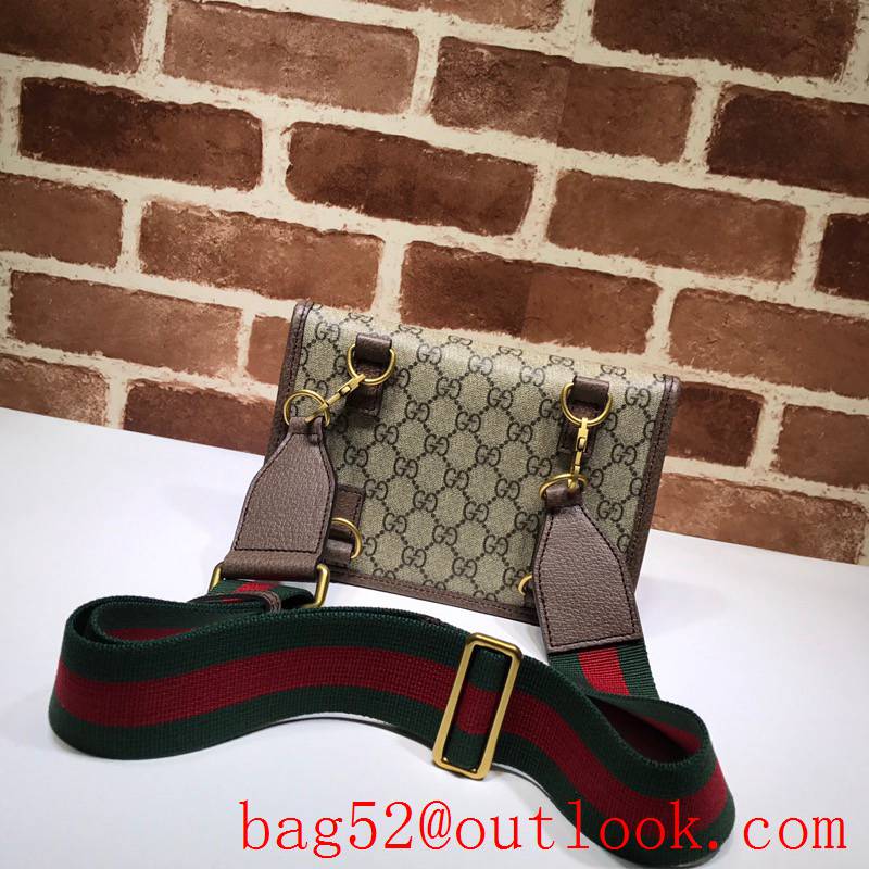 Gucci men small GG Supreme Shoulder Bag purse