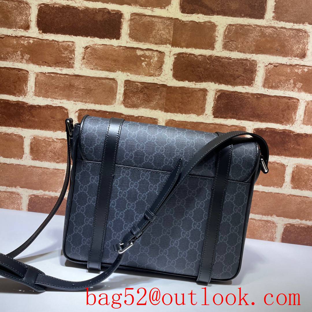 Gucci gray men GG Classic shoulder Messenger Bag