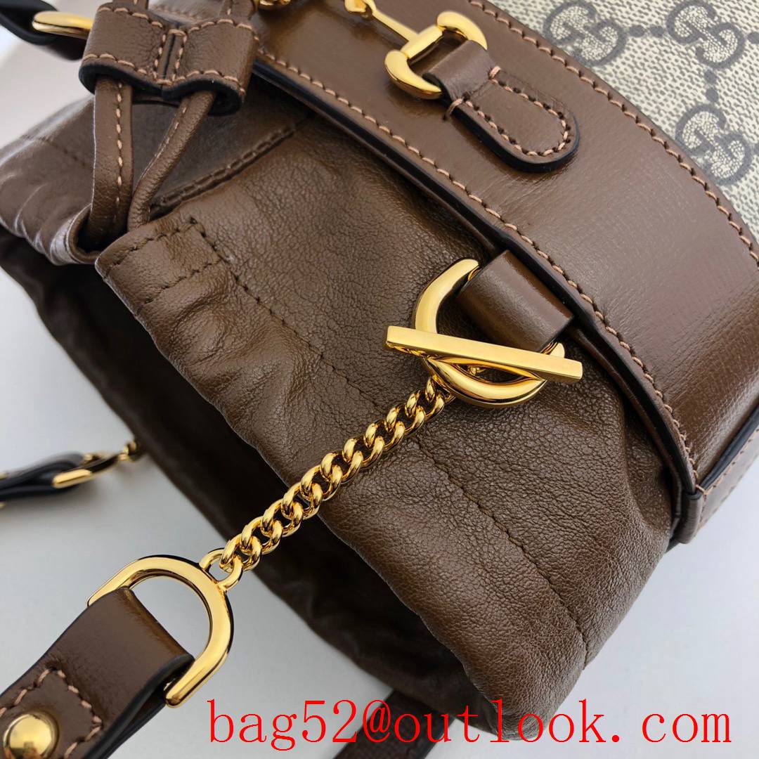 Gucci 1955 Horsebit mini Small shoulder brown Bucket Bag