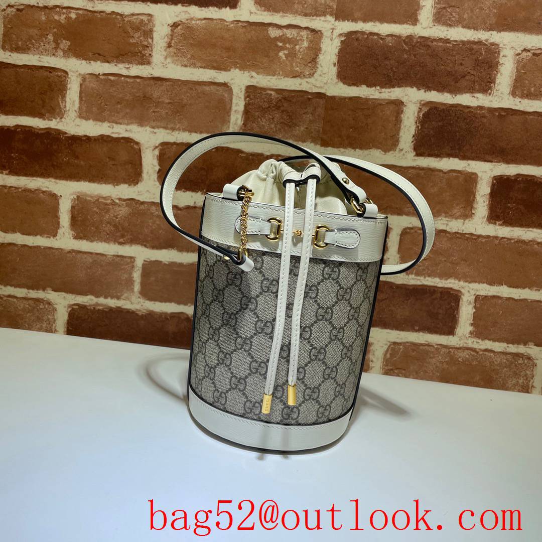 Gucci 1955 Horsebit mini Small shoulder white Bucket Bag