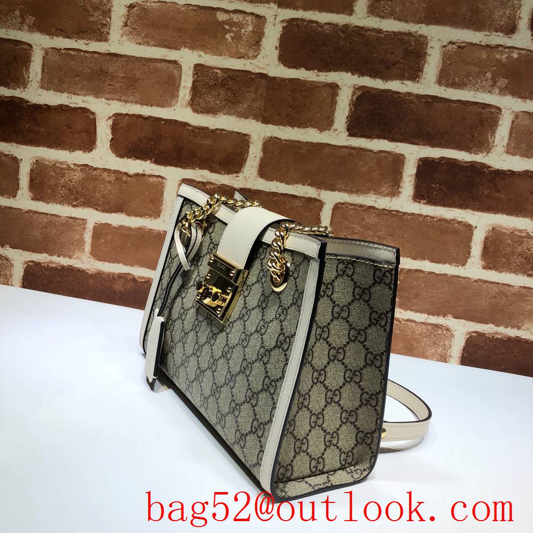 Gucci Padlock cream GG Small Shoulder tote Bag