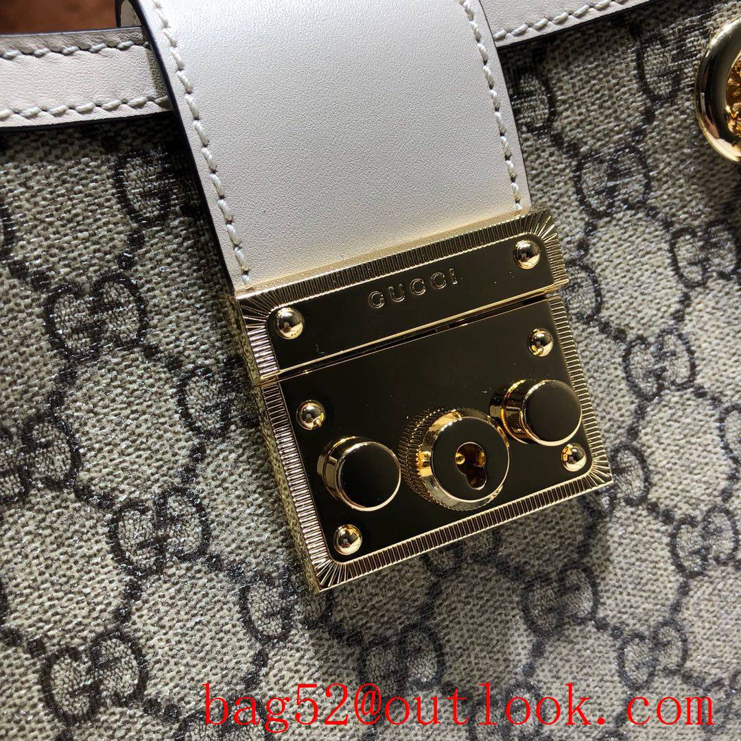 Gucci Padlock cream GG Small Shoulder tote Bag