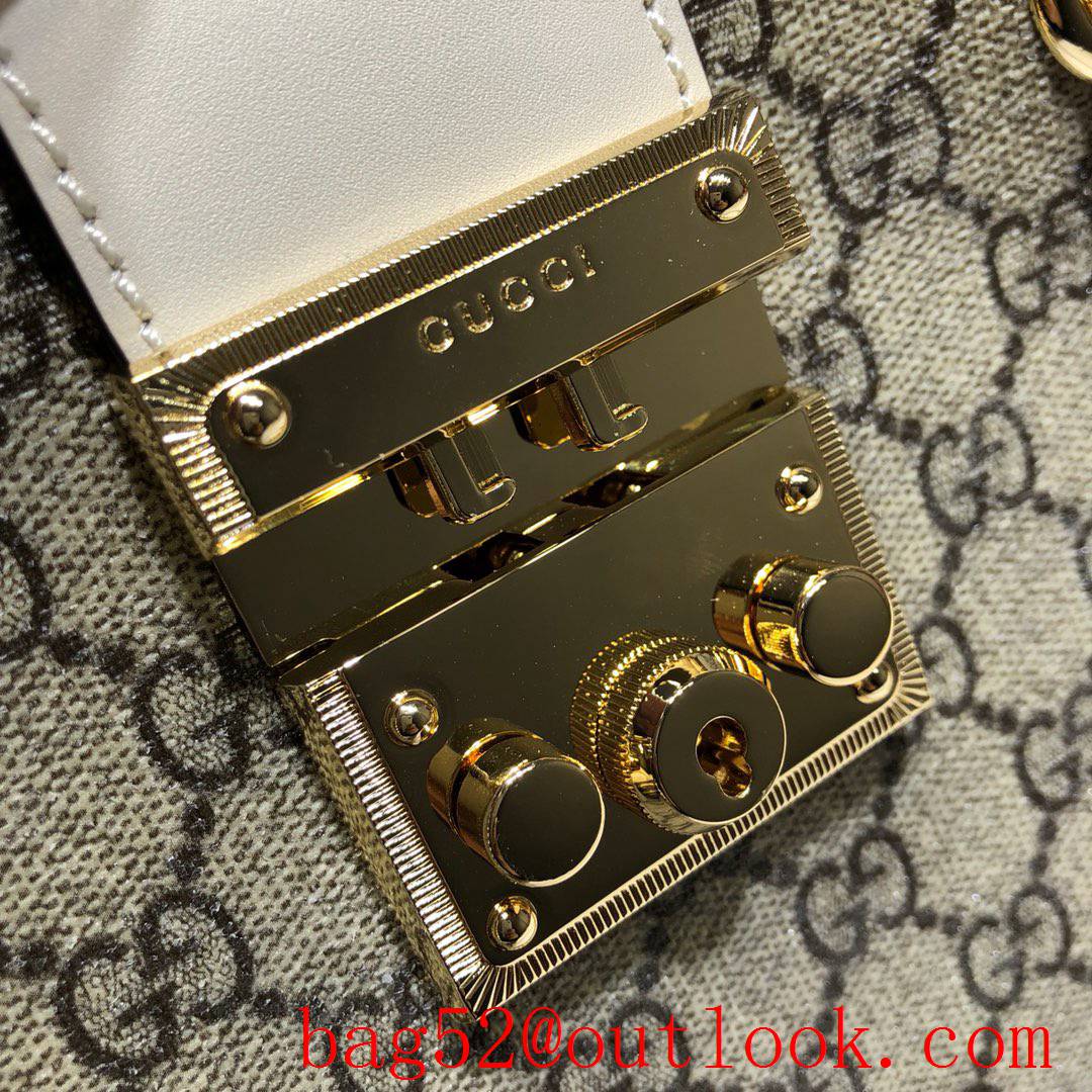 Gucci Padlock cream GG Small Shoulder tote Bag