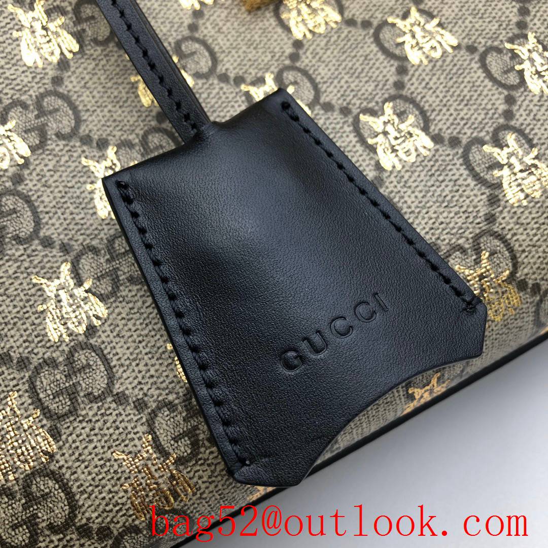 Gucci Padlock bee red GG Small Shoulder tote Bag