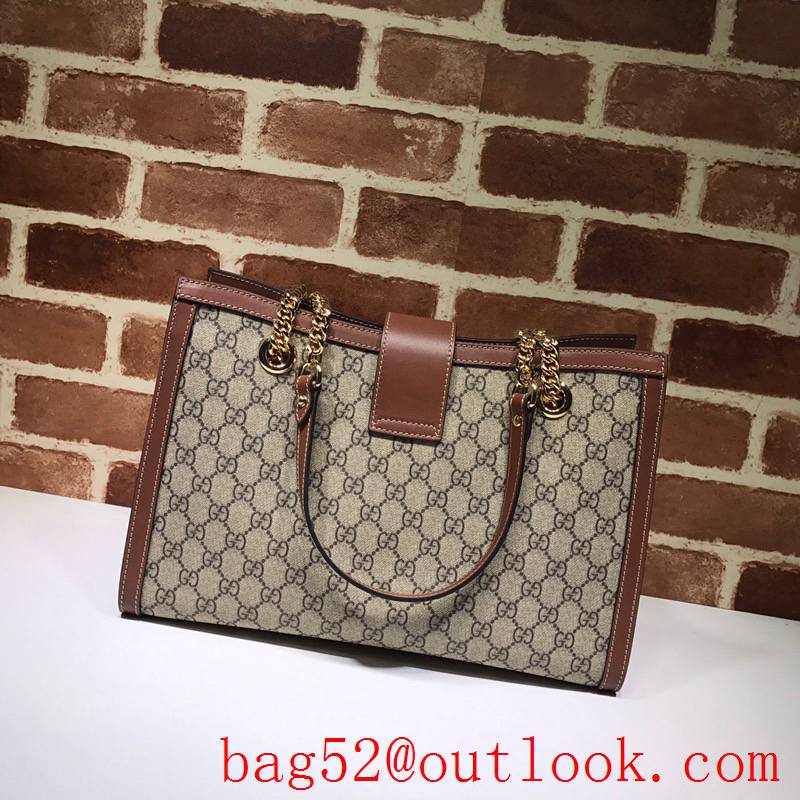 Gucci Padlock GG Medium brown Shoulder tote bag