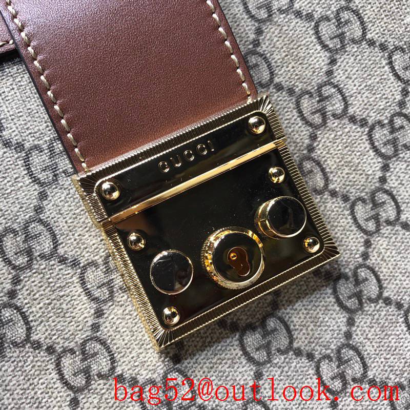 Gucci Padlock GG Medium brown Shoulder tote bag