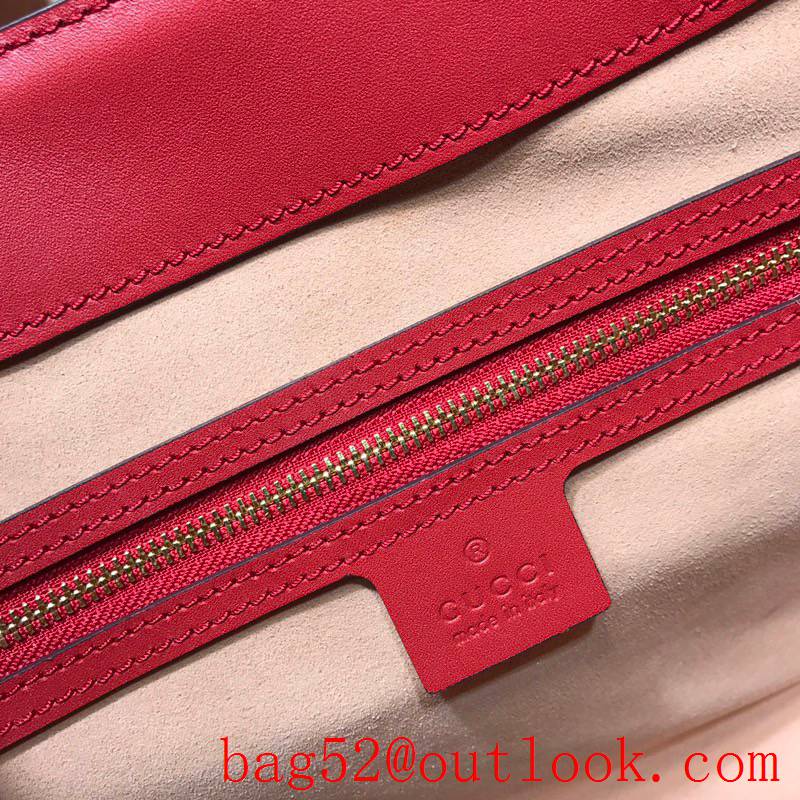 Gucci Padlock GG Medium red Shoulder tote bag