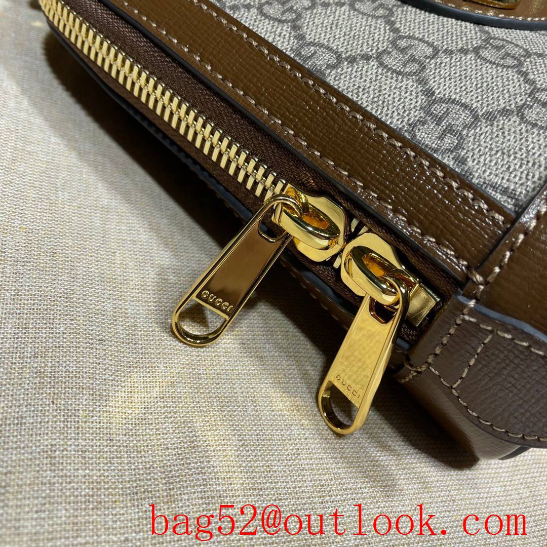 Gucci Horsebit brown leather Mini Shoulder tote Bag