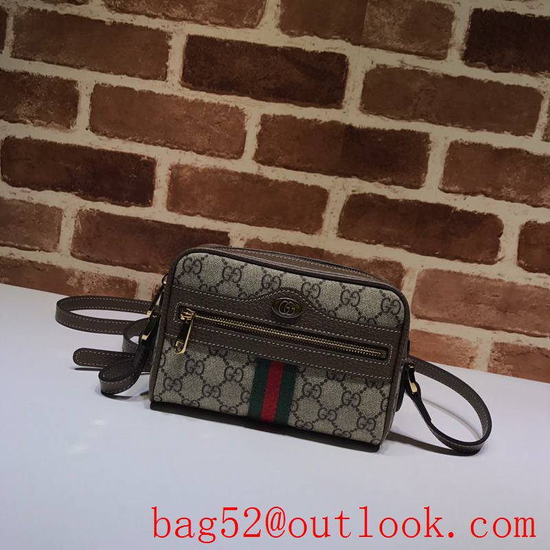 Gucci GG Ophidia brown Mini Shoulder Bag