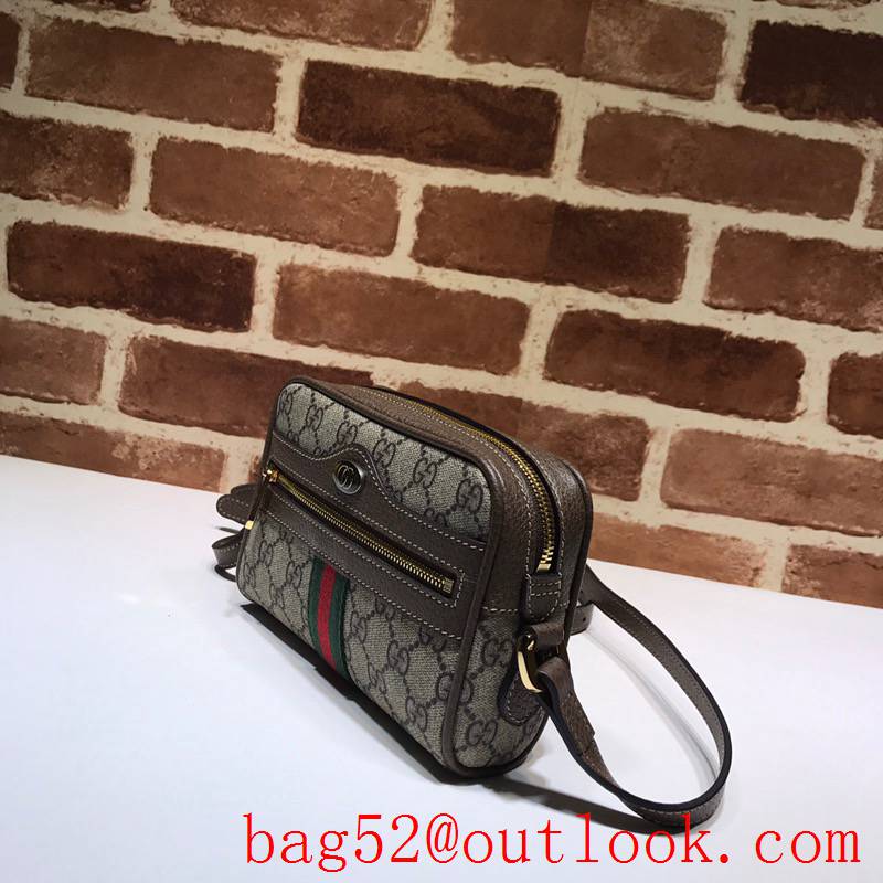 Gucci GG Ophidia brown Mini Shoulder Bag